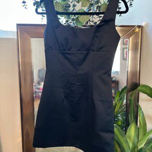 La Belle Vintage Satin Dress